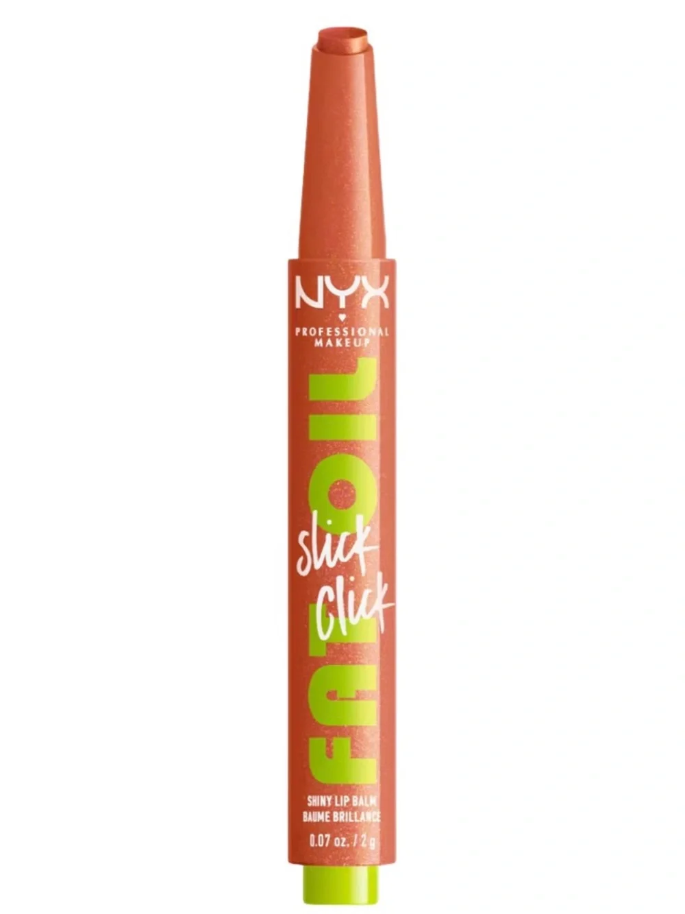 3/$12 NYX 06 Hits Different Fat Oil Slick Click Shiny Lip Balm